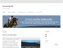 Tablet Screenshot of horsesale.dk